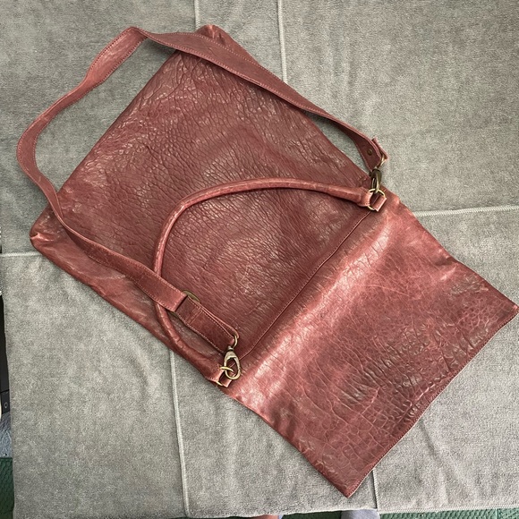 *Brand New* 100% Genuine Leather Artisanal Handmade Crossbody Bag Made in Spain - Picture 6 of 10